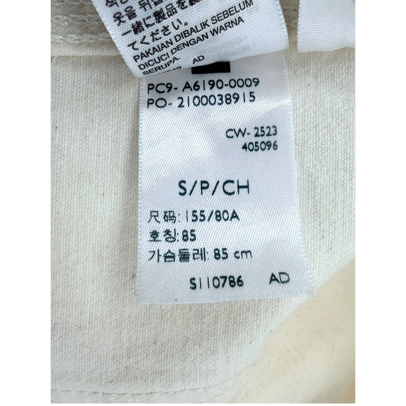 Levi's Premium Iconic White Chore Coat Utility Jacket Workwear Minimalist S - Picture 7 of 8